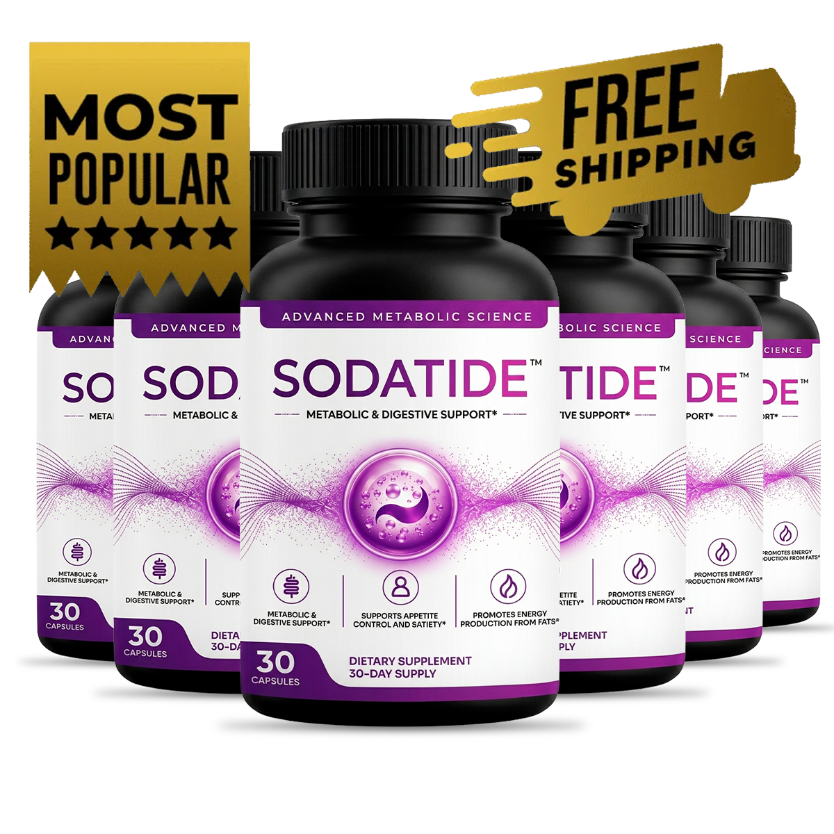 Sodatide 6 bottle best value pack